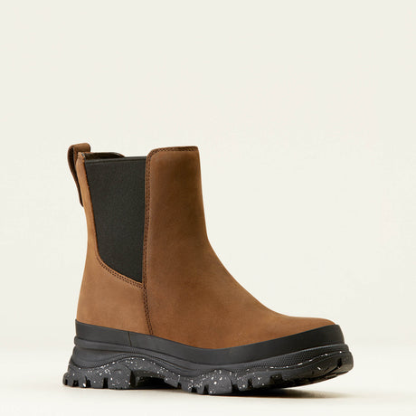 ARIAT Moresby Twin Gore Waterproof Boots - Womens - Oily Distressed Brown
