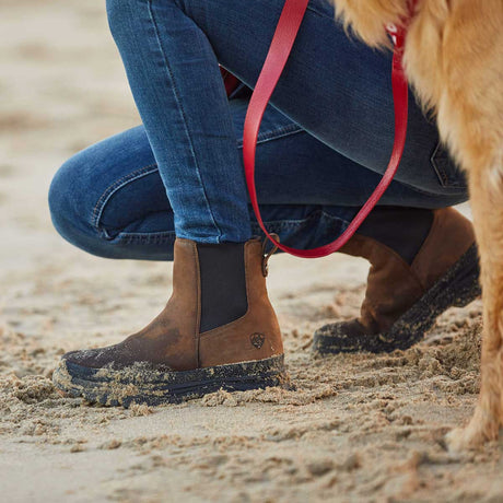 ARIAT Moresby Twin Gore Waterproof Boots - Womens - Oily Distressed Brown