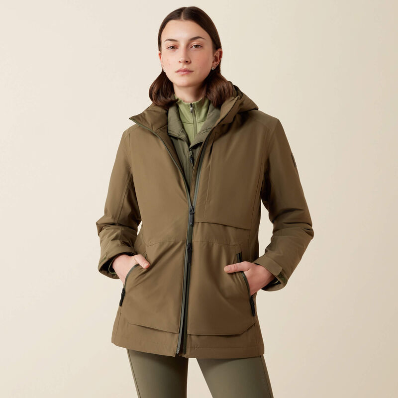 Ariat Outer Banks Waterproof Insulated Jacket in Kalamata, front view