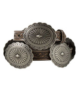 ARIAT Oval Concho Diamond Belt - Women's - Tan