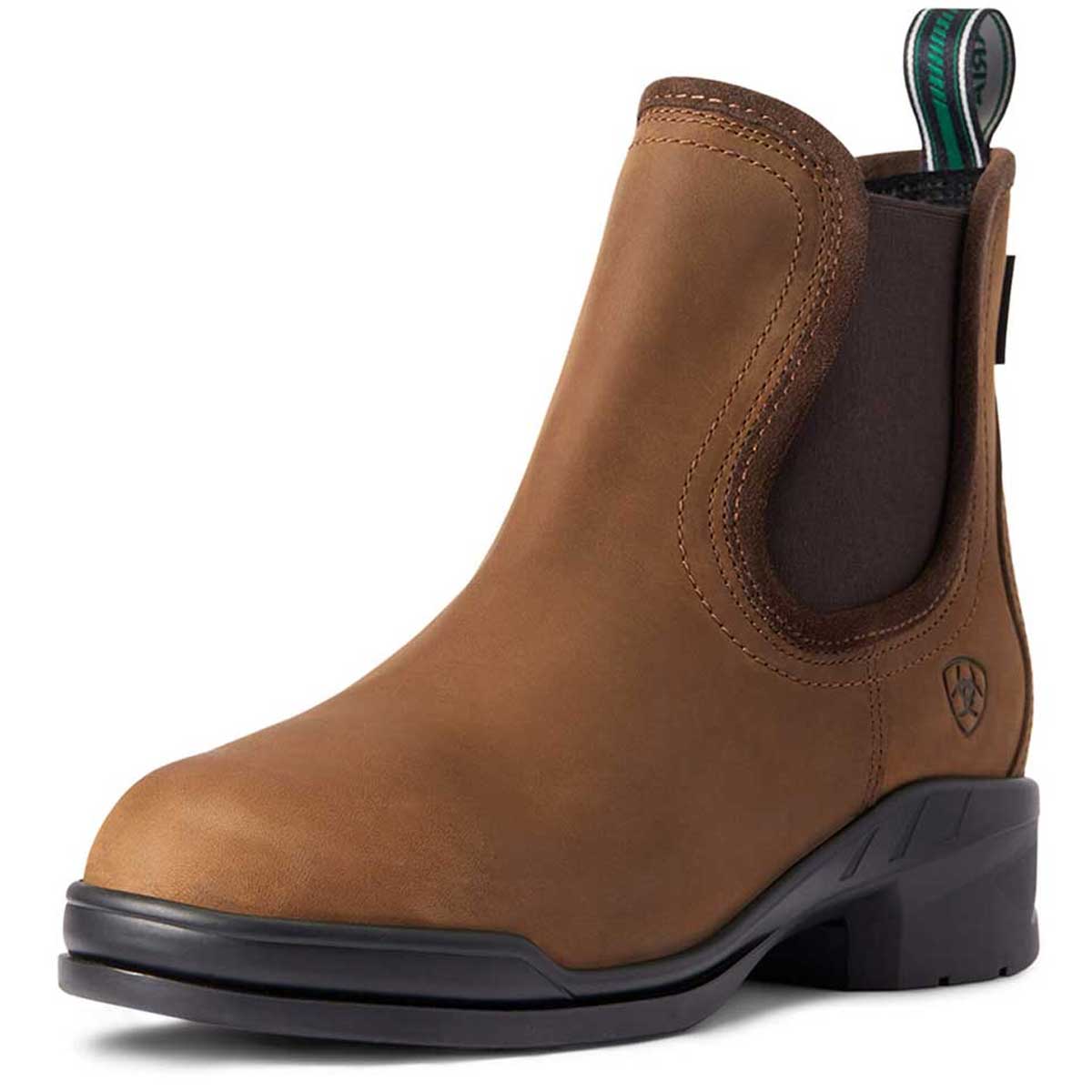 ARIAT Keswick Paddock Boots - Womens Steel Toe - Distressed Brown