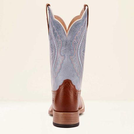 ARIAT PrimeTime Western Cowgirl Boots - Womens - Gingersnap / Baby Blue Eyes