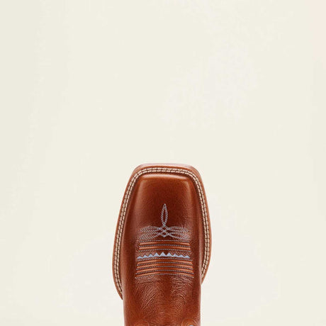 ARIAT PrimeTime Western Cowgirl Boots - Womens - Gingersnap / Baby Blue Eyes
