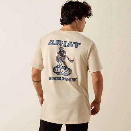 ARIAT Proven Stamp Classic Fit T-Shirt - Mens - Natural
