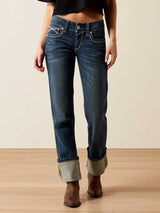 ARIAT R.E.A.L Mid Rise Stretch Ivy Stackable Straight Jeans - Women's - Dresden