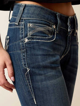 ARIAT R.E.A.L Mid Rise Stretch Ivy Stackable Straight Jeans - Women's - Dresden