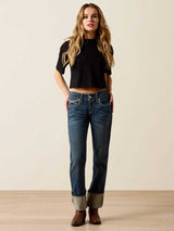 ARIAT R.E.A.L Mid Rise Stretch Ivy Stackable Straight Jeans - Women's - Dresden
