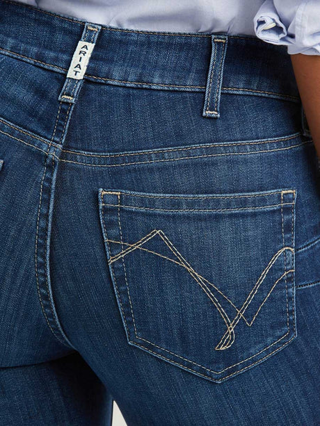 ARIAT R.E.A.L Perfect Rise Abby Straight Jeans - Women's - Mackenzie Blue Ariat