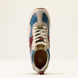 ARIAT Ranch Runner Trainers - Womens - Tan Suede & Denim Stars