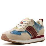 ARIAT Ranch Runner Trainers - Womens - Tan Suede & Denim Stars