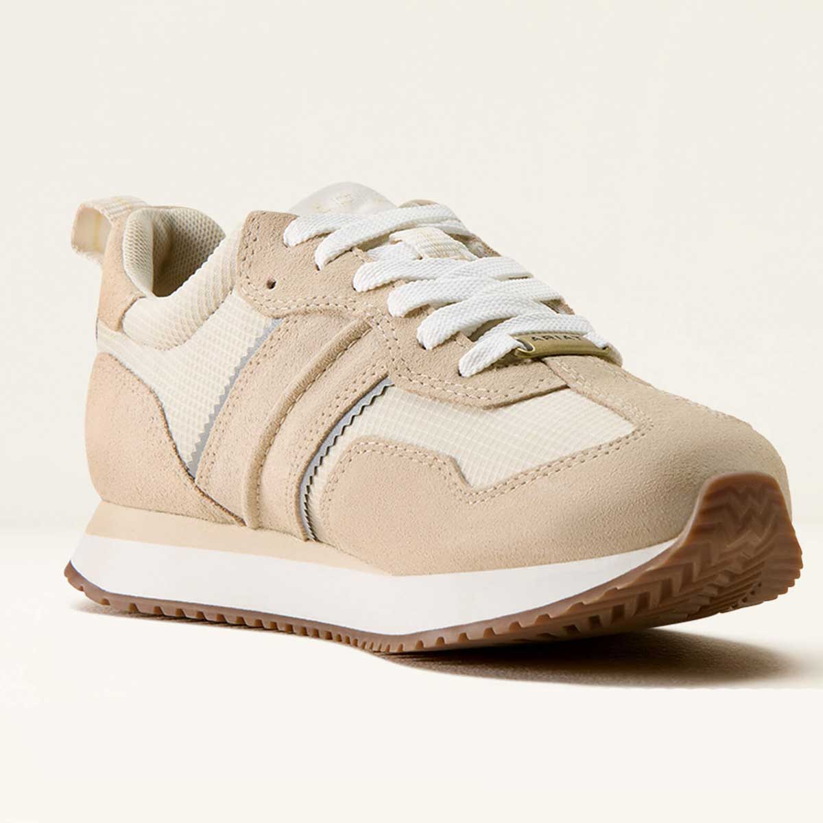 ARIAT Ranch Runner Waterproof Trainers - Womens - Cloud Cream