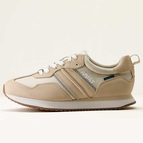 ARIAT Ranch Runner Waterproof Trainers - Womens - Cloud Cream