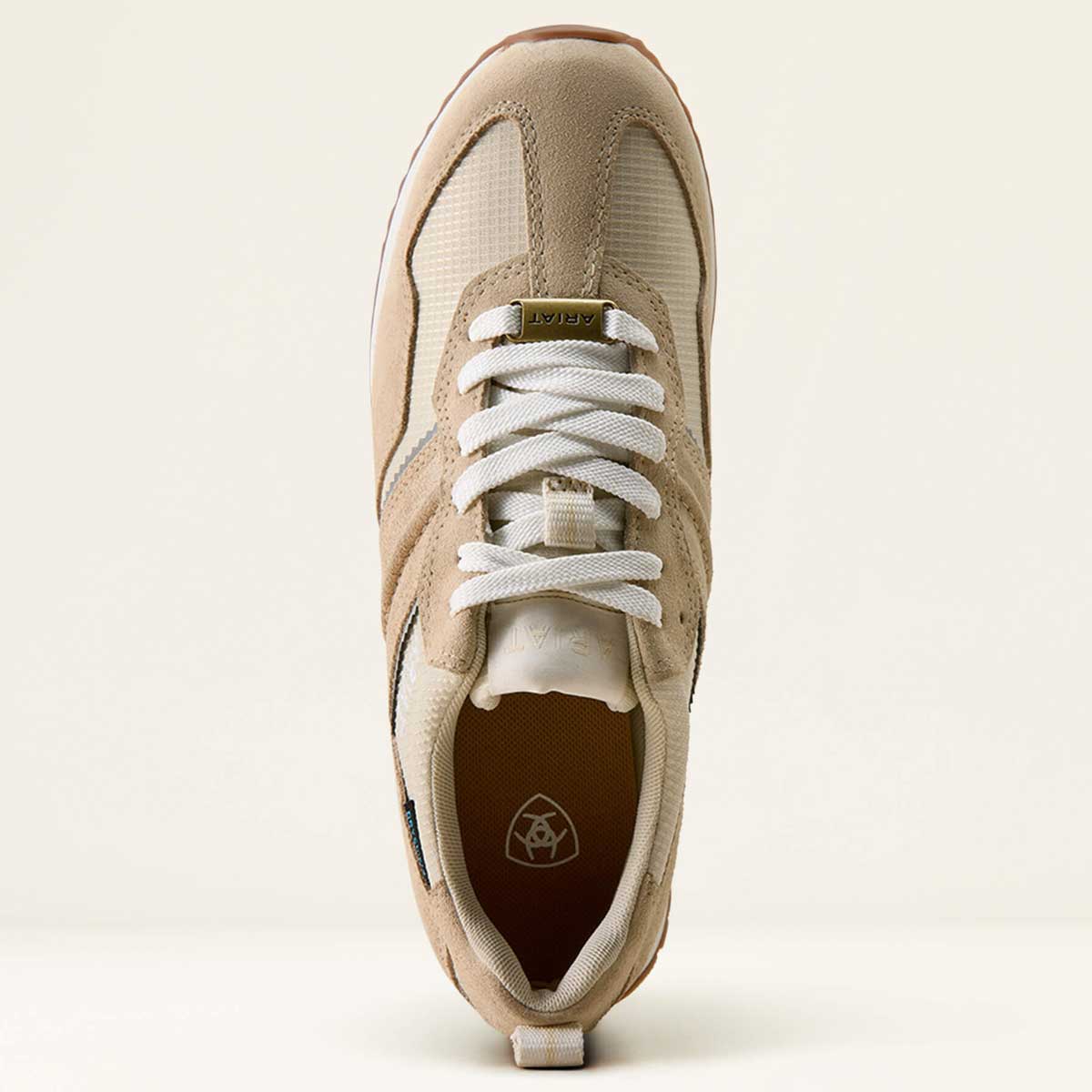 ARIAT Ranch Runner Waterproof Trainers - Womens - Cloud Cream