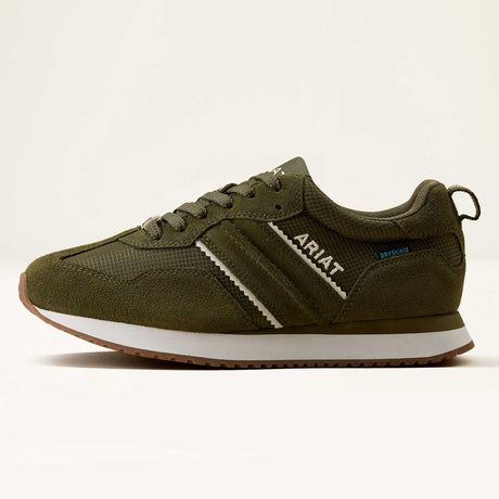 ARIAT Ranch Runner Waterproof Trainers - Womens - Olive Night