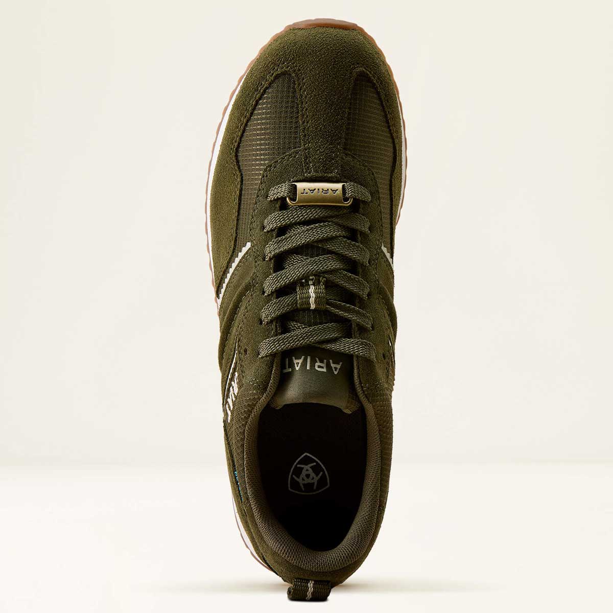ARIAT Ranch Runner Waterproof Trainers - Womens - Olive Night