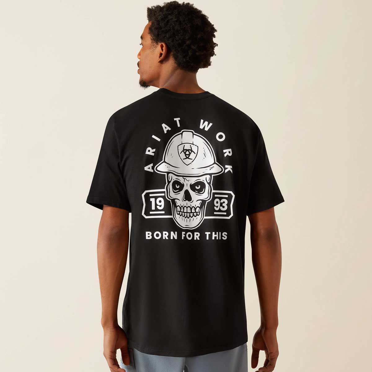 ARIAT Rebar Cotton Strong Hardhead T-Shirt - Mens - Black