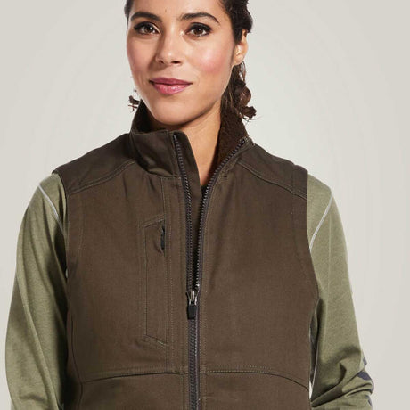 ARIAT Rebar DuraCanvas Insulated Gilet - Womens - Wren