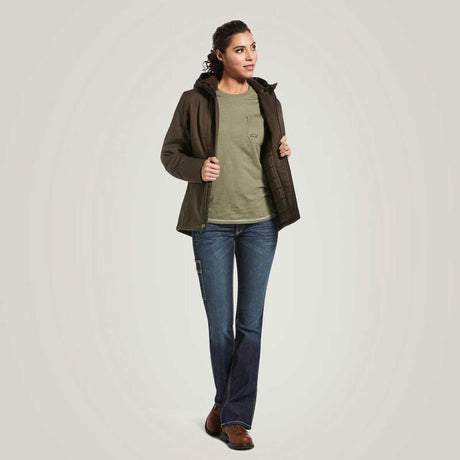 ARIAT Rebar DuraCanvas Insulated Jacket - Womens - Wren