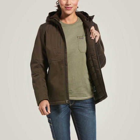 ARIAT Rebar DuraCanvas Insulated Jacket - Womens - Wren
