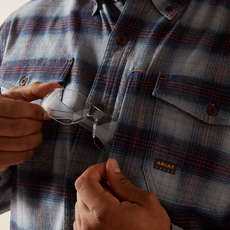 ARIAT Rebar DuraStretch Work Shirt - Mens - Monument