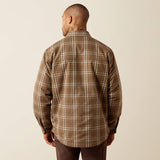 ARIAT Rebar Flannel Insulated Shirt Jacket - Mens - Canteen