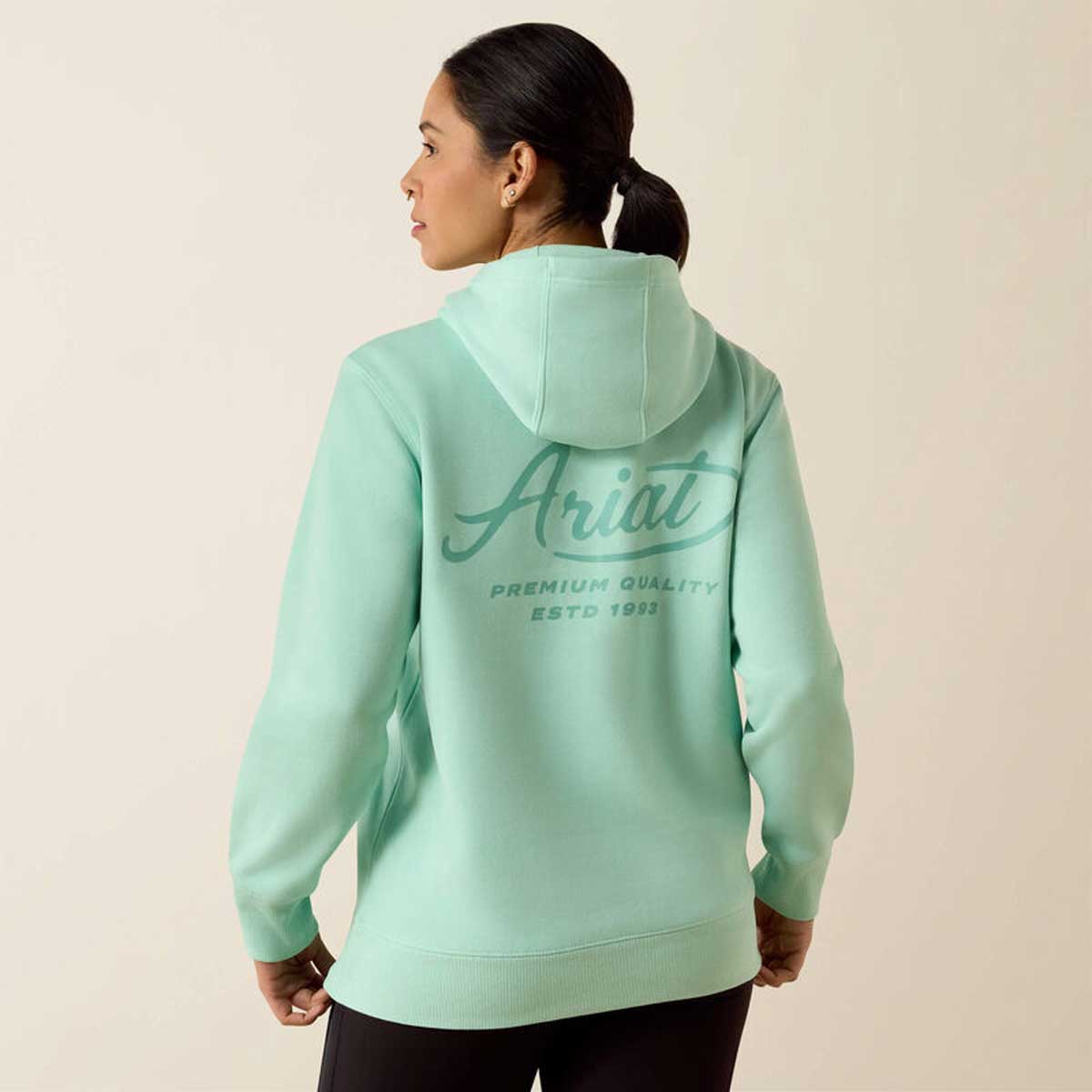 ARIAT Rebar Lightweight Graphic Hoodie - Womens - Lichen