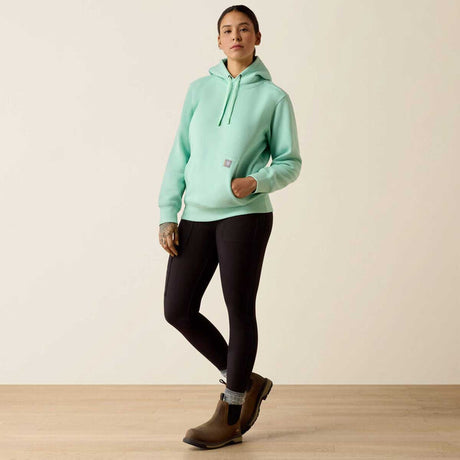 ARIAT Rebar Lightweight Graphic Hoodie - Womens - Lichen