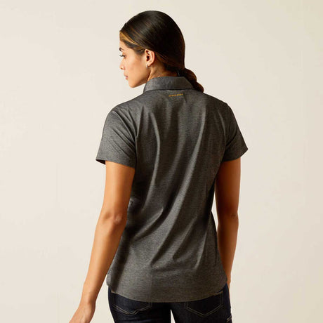 ARIAT Rebar Polo Shirt - Womens - Charcoal Heather