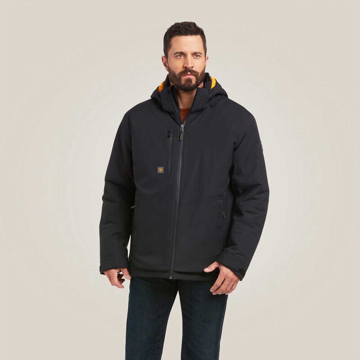 ARIAT Rebar Storm Fighter II Waterproof Jacket - Mens - Black