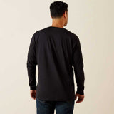 ARIAT Rebar Strong Cotton Pocket Shirt - Mens - Black