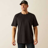 ARIAT Rebar Strong Cotton T-Shirt - Mens - Black