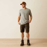 ARIAT Rebar Strong Cotton T-Shirt - Mens - Grey Heather