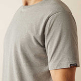 ARIAT Rebar Strong Cotton T-Shirt - Mens - Grey Heather