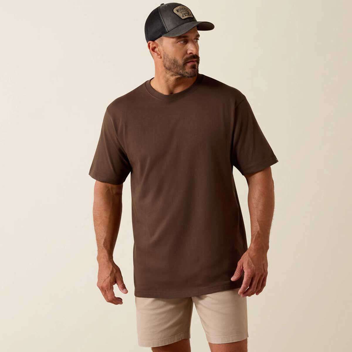 ARIAT Rebar Strong Cotton T-Shirt - Mens - Wren