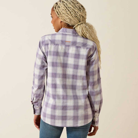 ARIAT Rebar Tough DuraStretch Work Shirt - Womens - Thistle