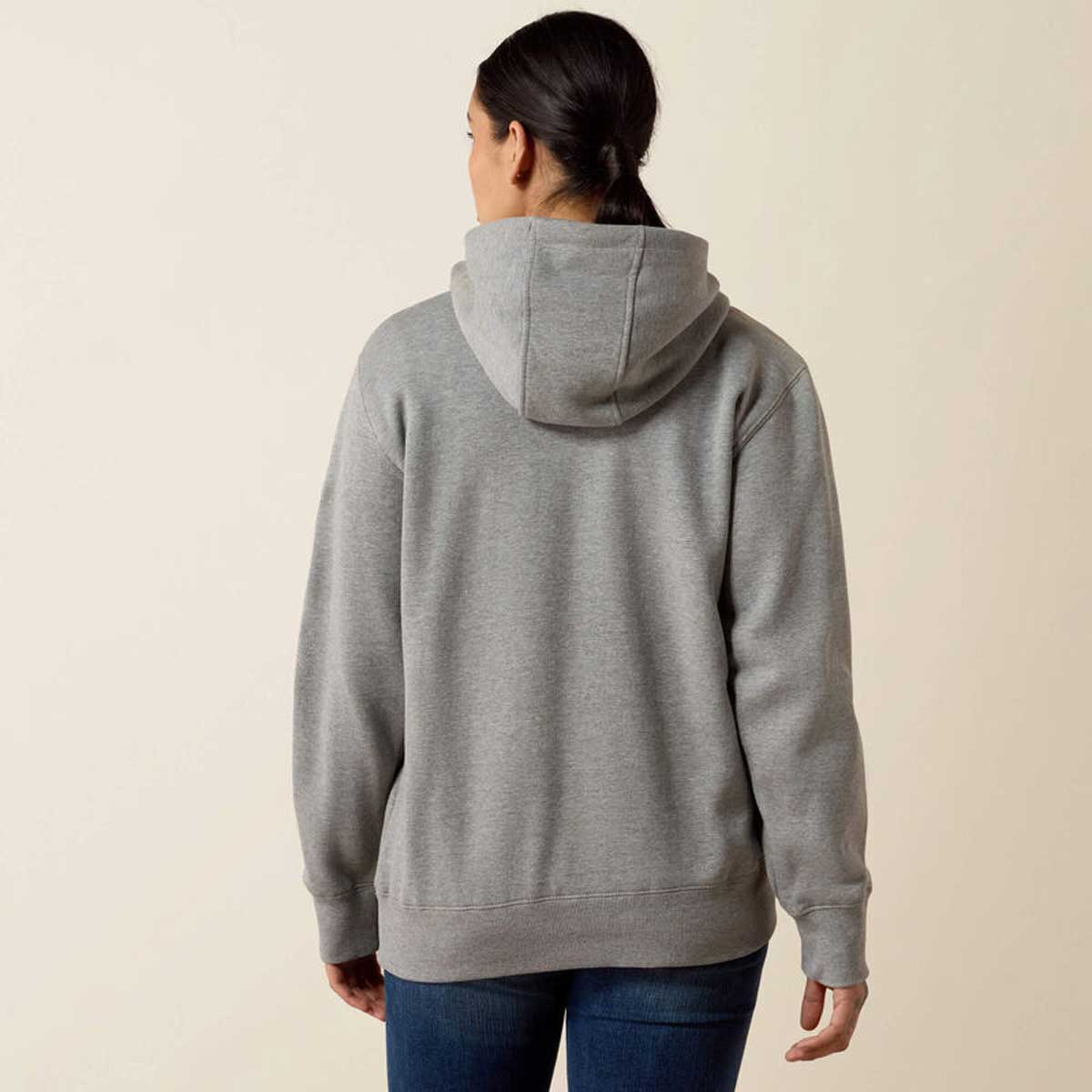 ARIAT Rebar Work Graphic Hoodie - Womens - Heather Grey