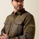 ARIAT Rebar Workman Duracanvas Shirt Jacket - Mens - Earth