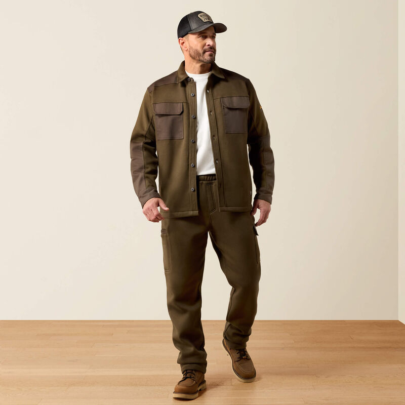 ARIAT Rebar Workman Duracanvas Shirt Jacket - Mens - Earth