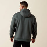 ARIAT Rebar Workman Graphic Hoodie - Mens - Steel Green/ Black