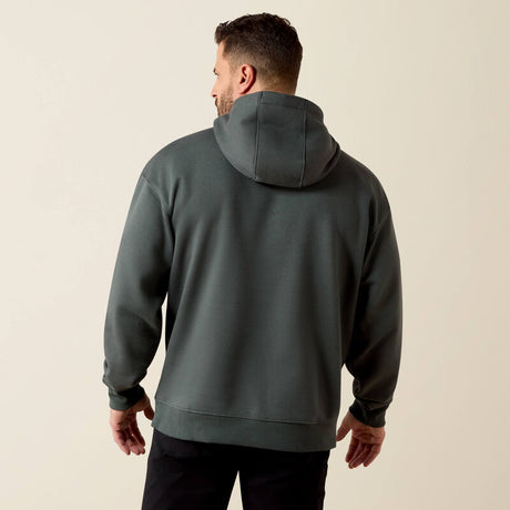 ARIAT Rebar Workman Graphic Hoodie - Mens - Steel Green/ Black