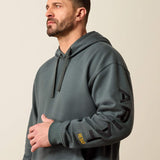 ARIAT Rebar Workman Graphic Hoodie - Mens - Steel Green/ Black