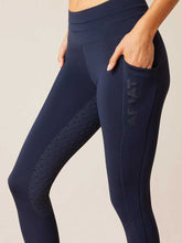 Load image into Gallery viewer, ARIAT Eos Full Seat Riding Tights - Womens - Navy
