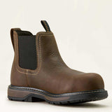 ARIAT Riveter Chelsea Waterproof Work Boots – Women's Composite Toe – Dark Brown