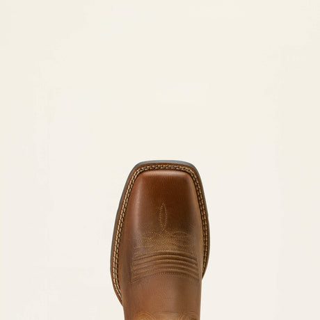 ARIAT Round Up Holly Wide Square Toe Western Boots – Womens – Brown Pearl