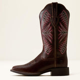 ARIAT Round Up Ruidoso Wide Square Toe Western Boots – Womens – Arizona Brown