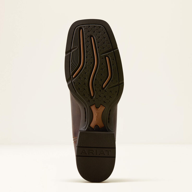 ARIAT Round Up Ruidoso Wide Square Toe Western Boots – Womens – Arizona Brown