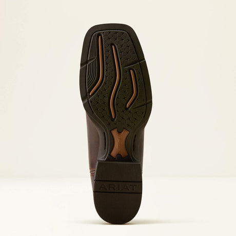 ARIAT Round Up Ruidoso Wide Square Toe Western Boots – Womens – Arizona Brown