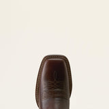 ARIAT Round Up Ruidoso Wide Square Toe Western Boots – Womens – Arizona Brown
