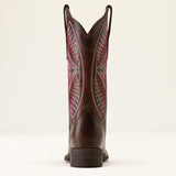 ARIAT Round Up Ruidoso Wide Square Toe Western Boots – Womens – Arizona Brown