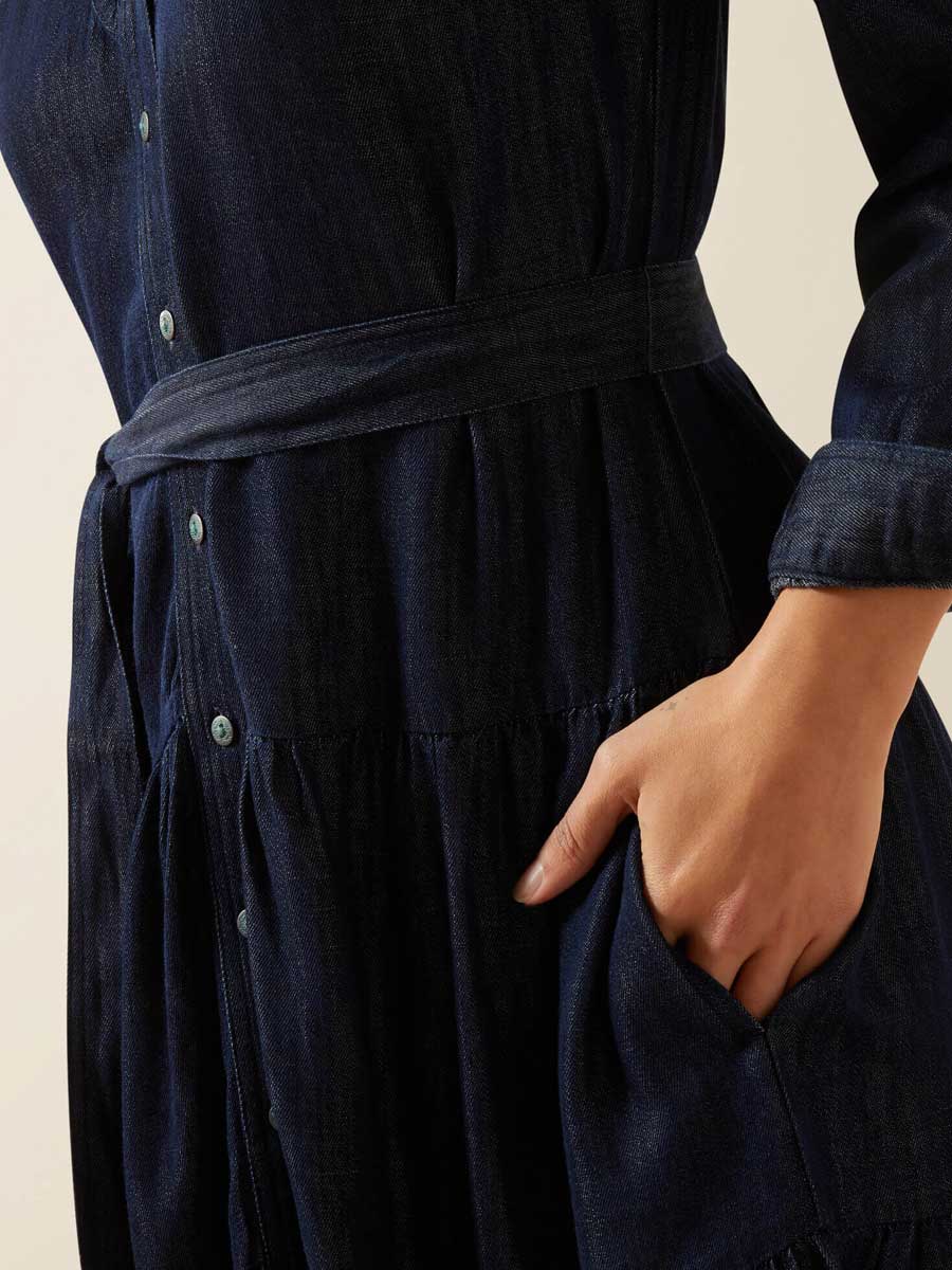 ARIAT Sahara Dress - Women's - Navy Rinse